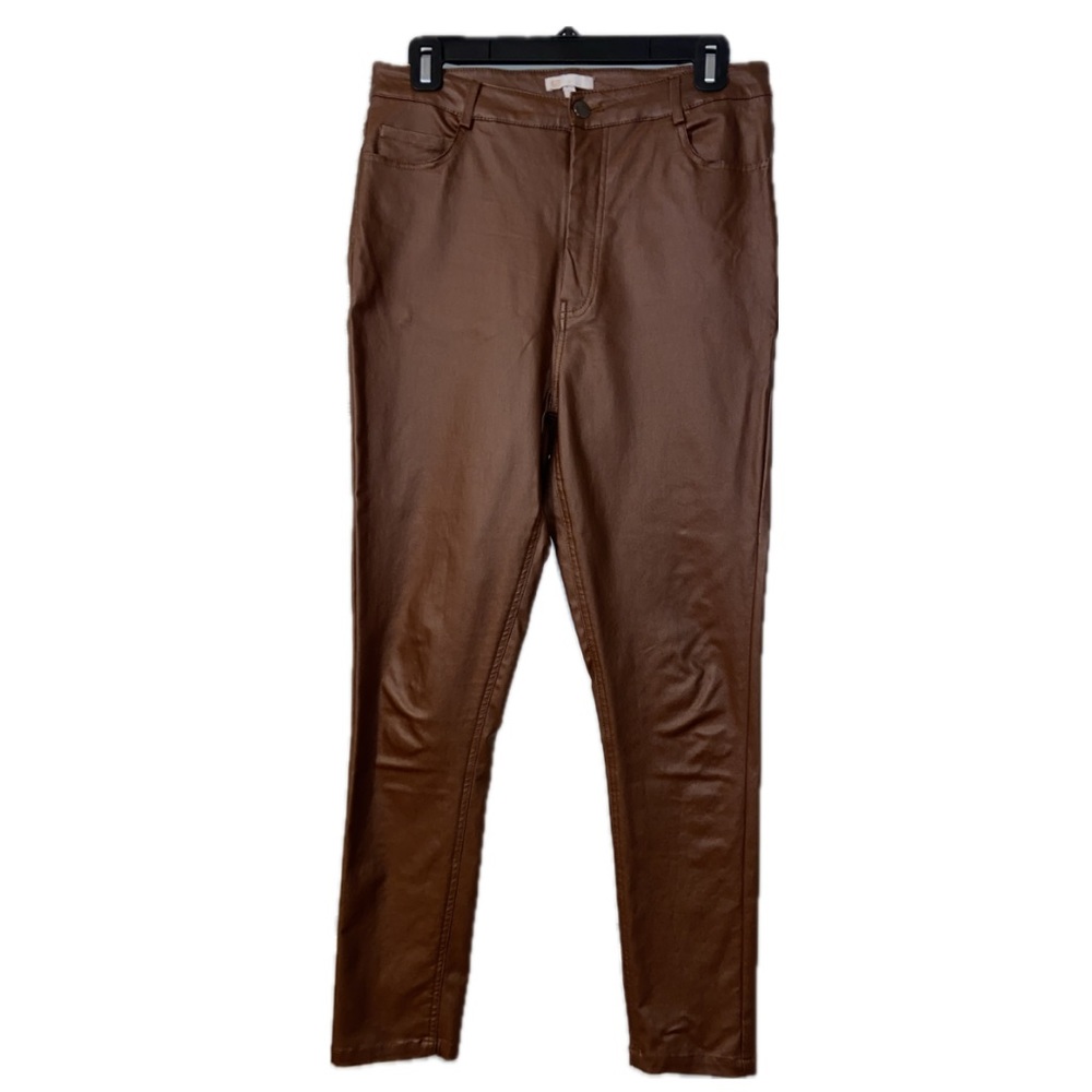 GB High Rise Coated Skinny Jeans